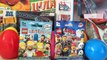 Lego Simpsons and Lego Movie Minifigures Disney Cars Surprise eggs Лего Киндер Яйца