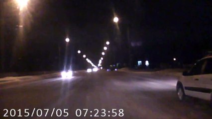 flew into the oncoming lane