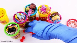 Disney Junior Geo Chuggington Gekko Dory Play-Doh Tubs Dippin Dots Learn Colors Episodes