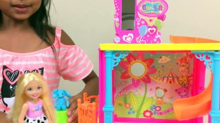 Barbie Chelsea Fun House Unboxing Surprise Eggs | Toys Academy