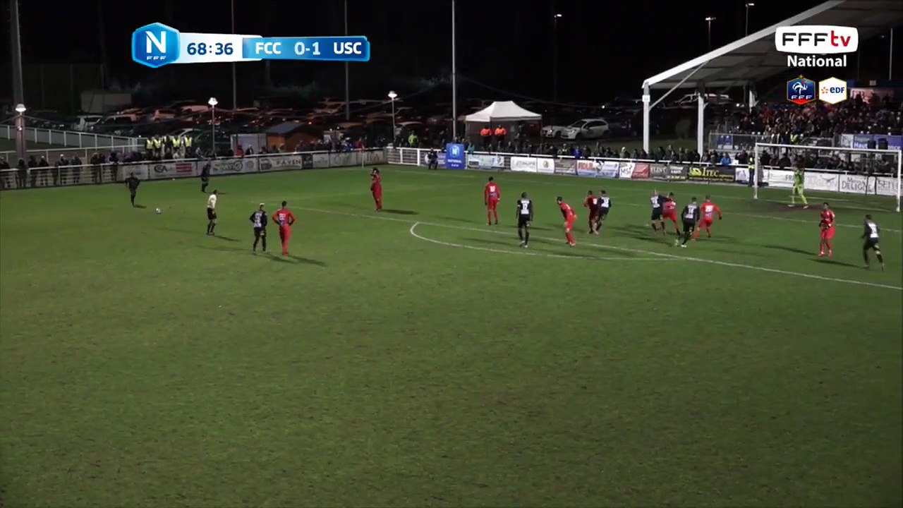 Coup franc de Soubervie qui passe juste au-dessus