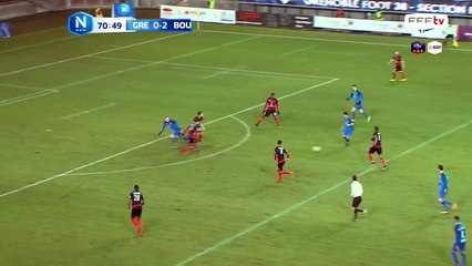 Centre dévié au premier poteau