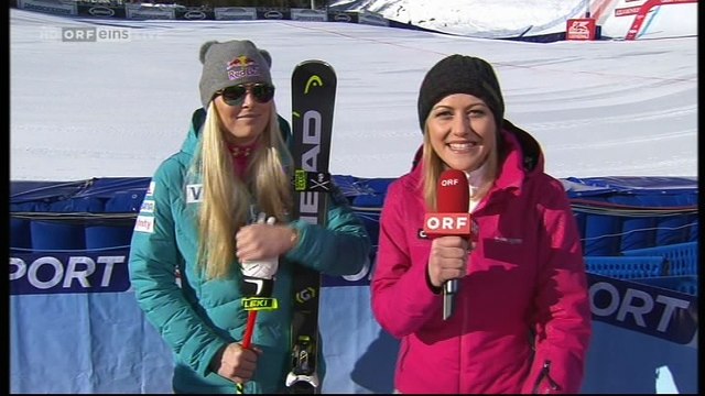 Cortina d'Ampezzo Interview - Lindsey Vonn 79th WIN