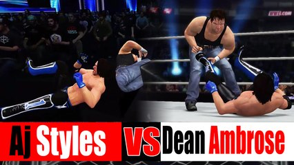 Aj Styles Vs Dean Ambrose Smackdown