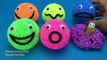 Learn Colors with Play Foam Happy Smiley Faces Surprise Eggs Owl Hulk Disney Pixar Cars Peppa Pig
