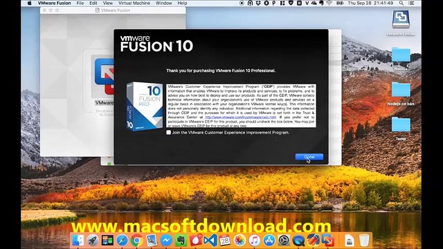 VMware Fusion Pro 10.1.1 Full Version MAC 2018