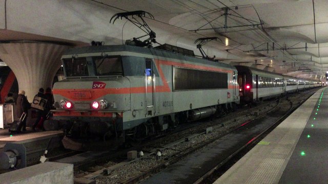 BB 7200 ( Nez cassés ) - Intercités Paris Austerlitz - Toulouse Matabiau - Gare d'Austelitz