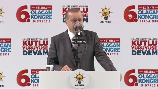 Kütahya-Cumhurbaşkanı Erdoğan AK Parti İl Kongresi'nde Konuştu