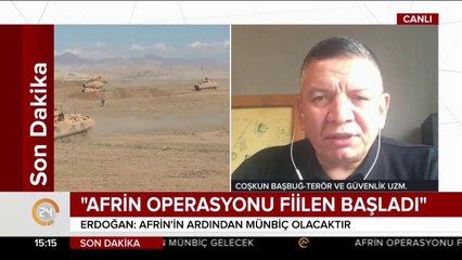 Afrin'de doğrudan PKK ile mücadele