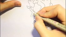 How To Draw Clawdeen Wolf|From Monster High Step By Step|Easy|13 wishes|Cómo dibujar