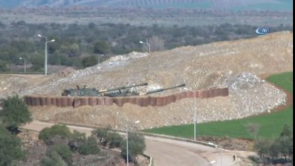 TSK, Afrin'deki Mevzileri Obüslerle Vuruyor