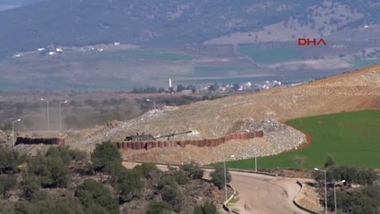 Hatay - Afrin'deki Terör Örgütü Hedeflerine Obüs Atışı Yapıldı