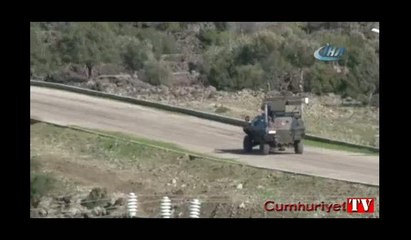 Afrin sınırında “Fetih Marşı”