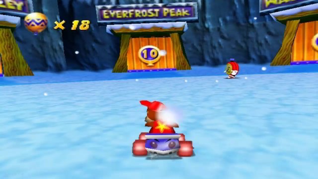 Diddy Kong Racing - #17 [Silver Coin Challenge - Everfrost Peak] Quase da aeronáutica