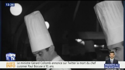 Le chef cuisinier Paul Bocuse est mort à 91 ans