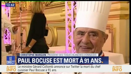 Mort de Paul Bocuse: "On a perdu notre dieu", dit le président des toques lyonnaises