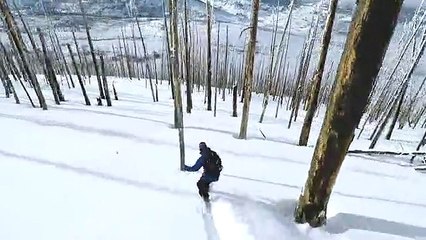 Cette sortie Surf dans la poudreuse est juste PARFAITE (Colorado)