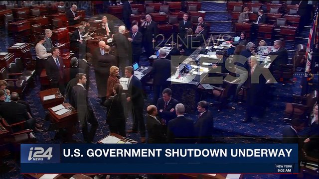 i24NEWS DESK | White House: Democrats 'holding citizens hostage' | Saturday, January 20th 2018