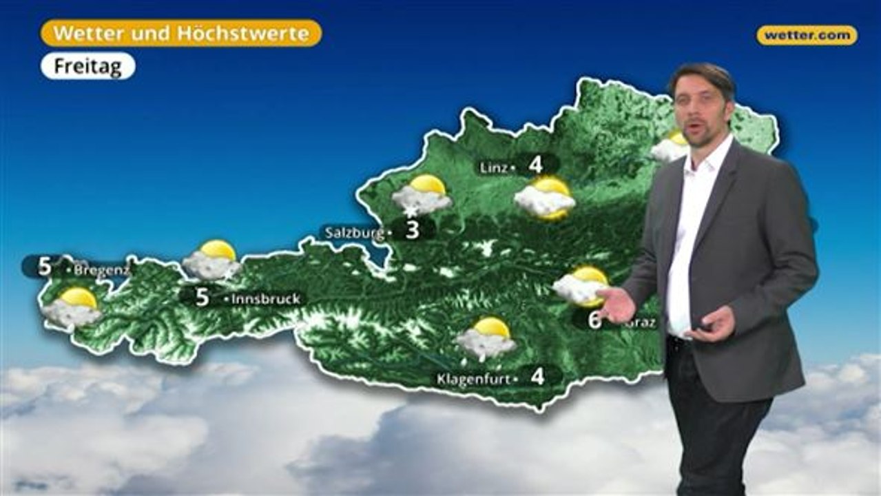Das Wetter in Österreich am 20. Januar 2018