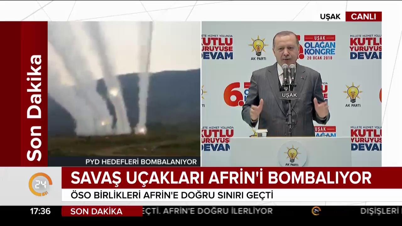 #SONDAKİKA TSK'dan #Afrin mesajı: Zeytin Dalı Harekatı başladı