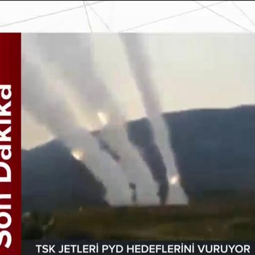#SONDAKİKA Terör örgütü PYD'yi #Afrin'de vurmaya başladık