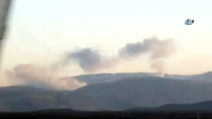 Türk Jetleri Afrin'i Bombalıyor