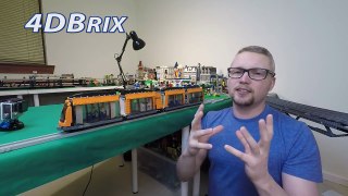 LEGO Custom Tram Monorail Info and 4DBrix Review!