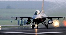 F-16'lar Afrin'e Harekat İçin İncirlik'te Pist Başında Bekliyor