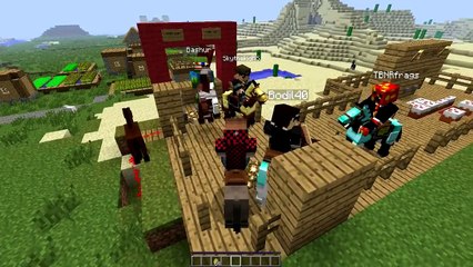 Minecraft: Horse Race Mini-Game! w/Mitch & Friends!