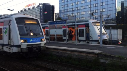 Deux Z 22500 ( MI 2N ) - RER E - Val-de-Fontenay