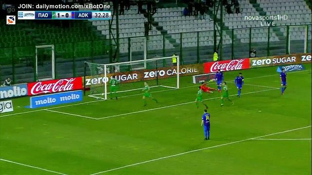 Mattias Johansson Goal HD - Panathinaikos 2 - 0 Kerkyra - 20.01.2018