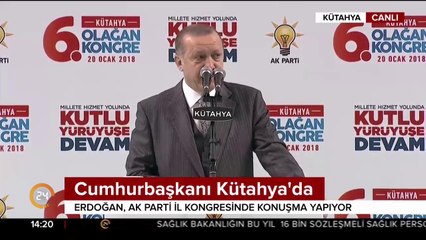 Cumhurbaşkanı Erdoğan'dan Afrin mesajı