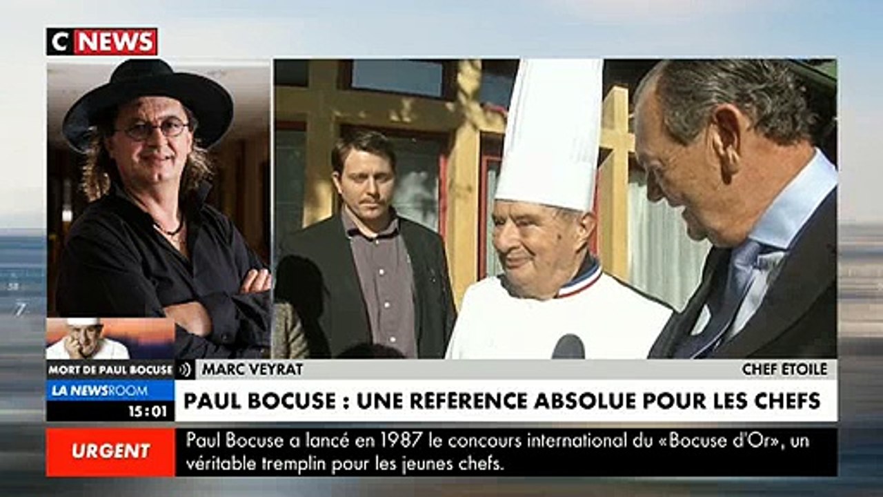 Paul Bocuse - Marc Veyrat: "Il y a 50 ans, moi jeune con je le trouvais ringard. Mais c'est lui qui avait raison"