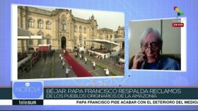 Béjar: Papa aceptó y respaldó reclamos de pueblos indígenas