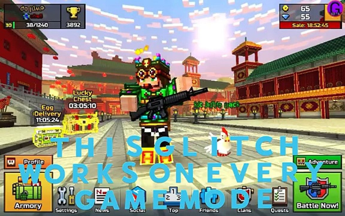 Pixel Gun 3D Fast Shooting Glitch (patched)