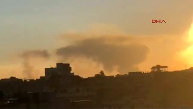 Kilis - Savaş Uçakları Afrin'deki Hedefleri Vuruyor