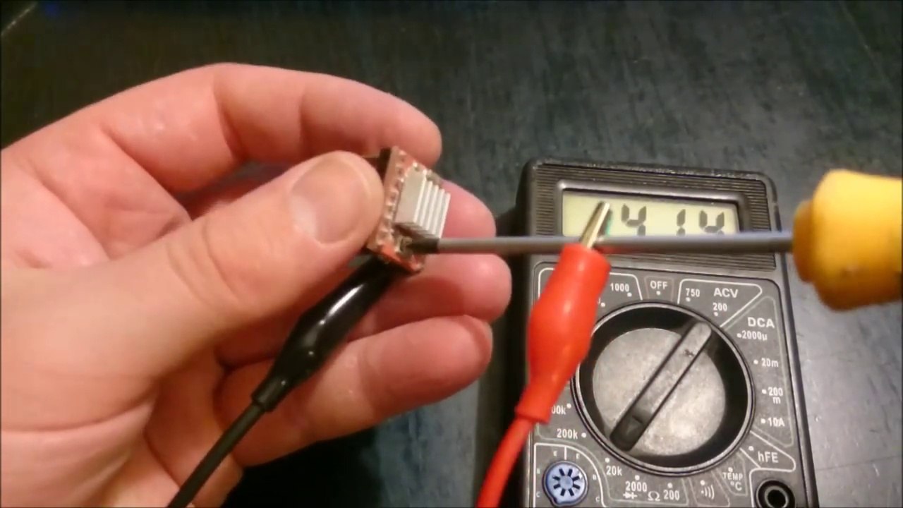 Adjust A4988 stepper motor driver for arduino cnc machine