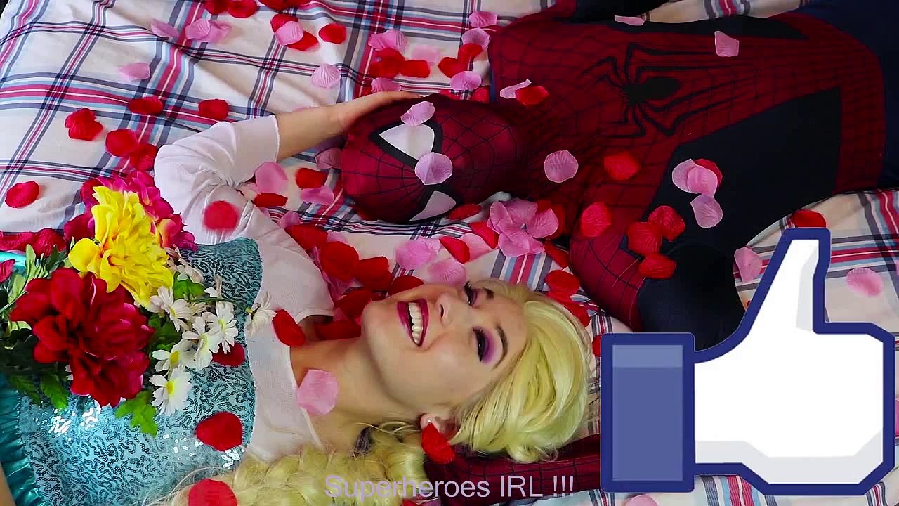 #8Frozen Elsa & Spiderman VALENTINE'S DAY! w  Joker Catwoman Love Fun Superhero Movie in real life | Superheroes | Spiderman | Superman | Frozen Elsa | Joker