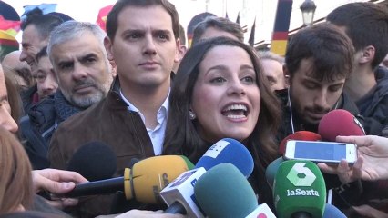 Arrimadas a Puigdemont: "Que se vaya olvidando de volver a ser presidente"