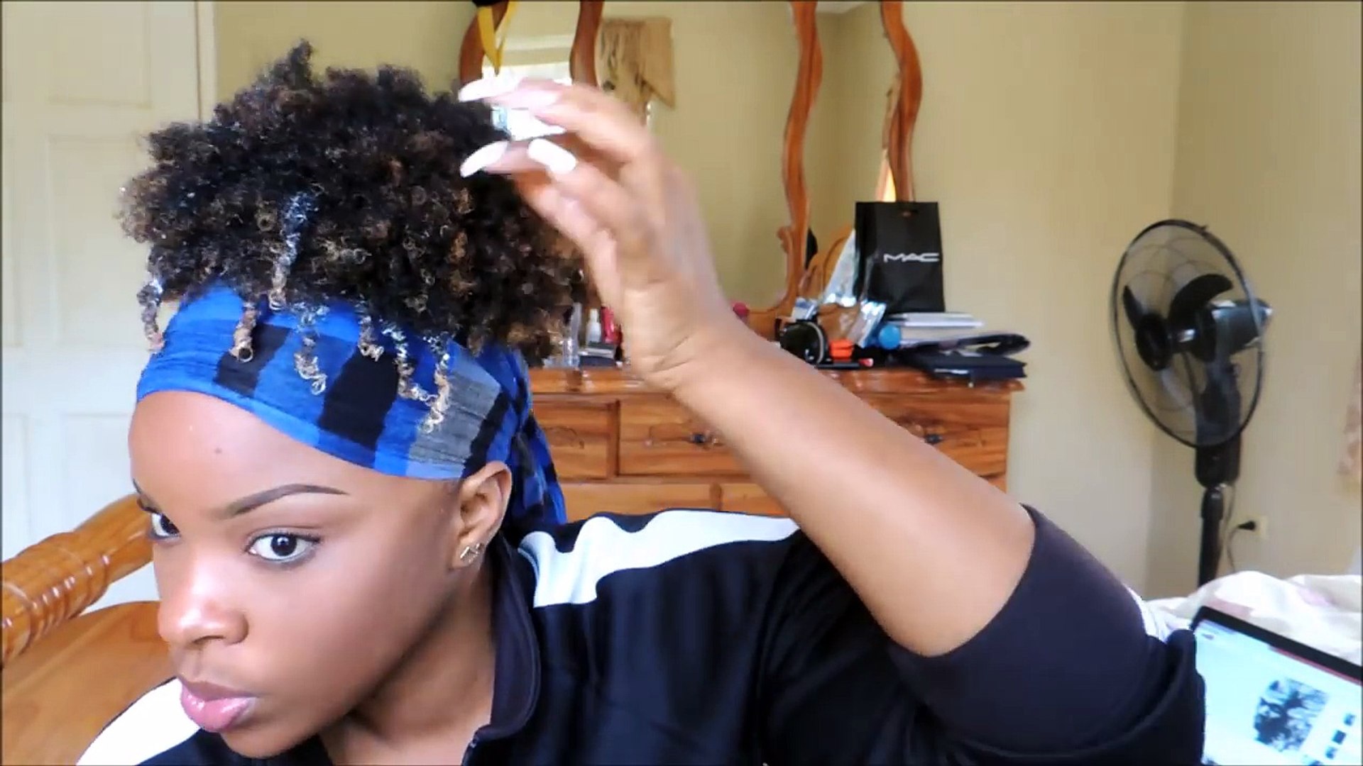 4c Hair Best High Puff Sleek Edges Tutorial On Dry 4c Natural