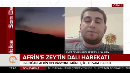 Afrin'e Zeytin Dalı Harekatı