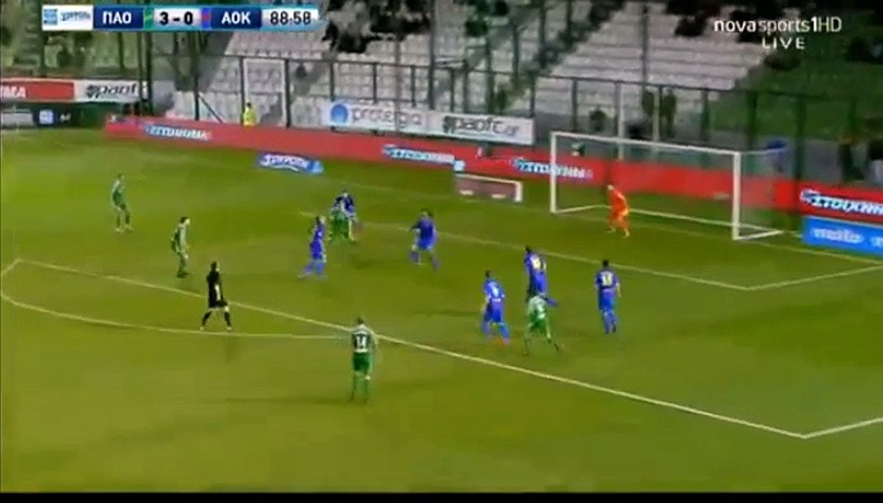 Goal Altman  4-0 Panathinaikos - Kerkyra