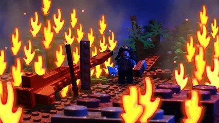 LEGO The Hobbit Attack of the wargs brickfilm