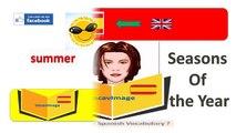 seasons of the year in spanish video - how to say summer in spanish