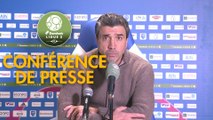 Conférence de presse FBBP 01 - Stade de Reims (0-2) : Hervé DELLA MAGGIORE (BBP) - David GUION (REIMS) - 2017/2018