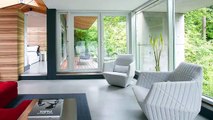 Modern Interior - Large windows in a modern house - 2018