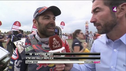 Dakar 2018 : Meo : "Après la catastrophe, on a sauvé les meubles avec Toby"