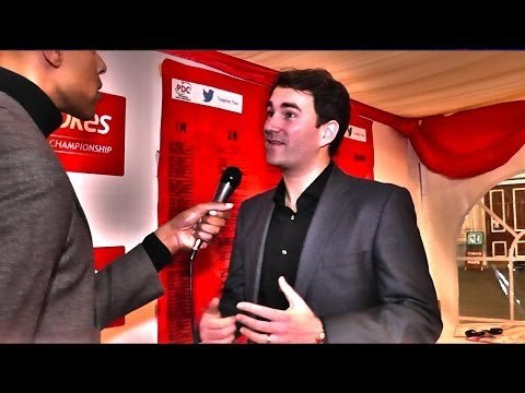 EDDIE HEARN Interview at the World Darts Championship Courtesy of Tungsten Tales