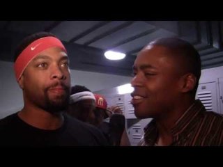 Comedian DERAY at Floyd Mayweather Basketball Game Charity