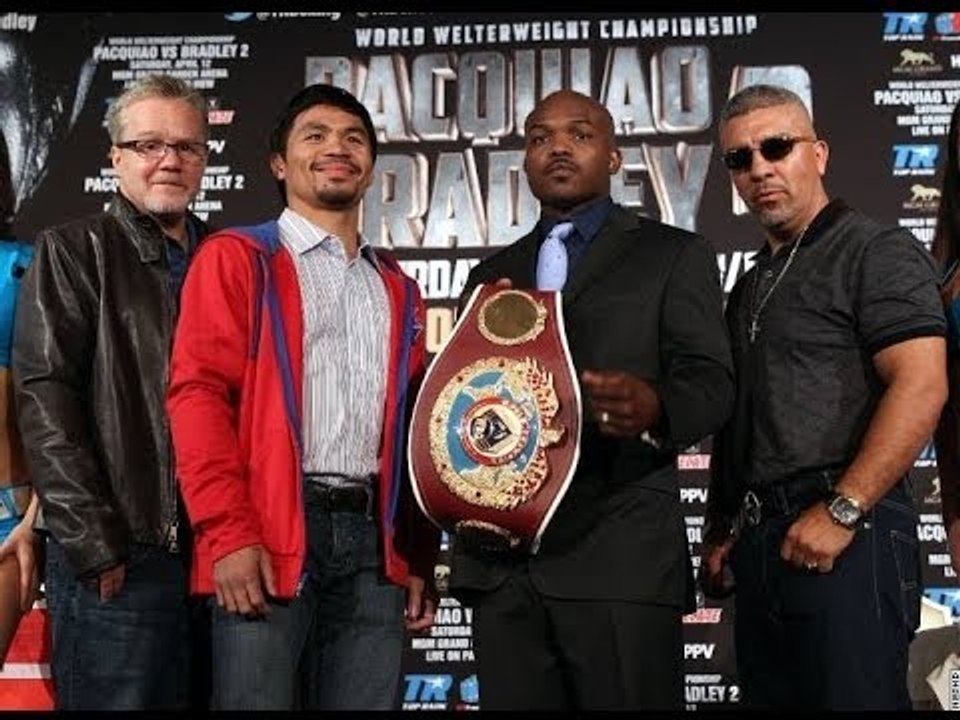 Manny Pacquiao vs Timothy Bradley II (LA Press Conference)
